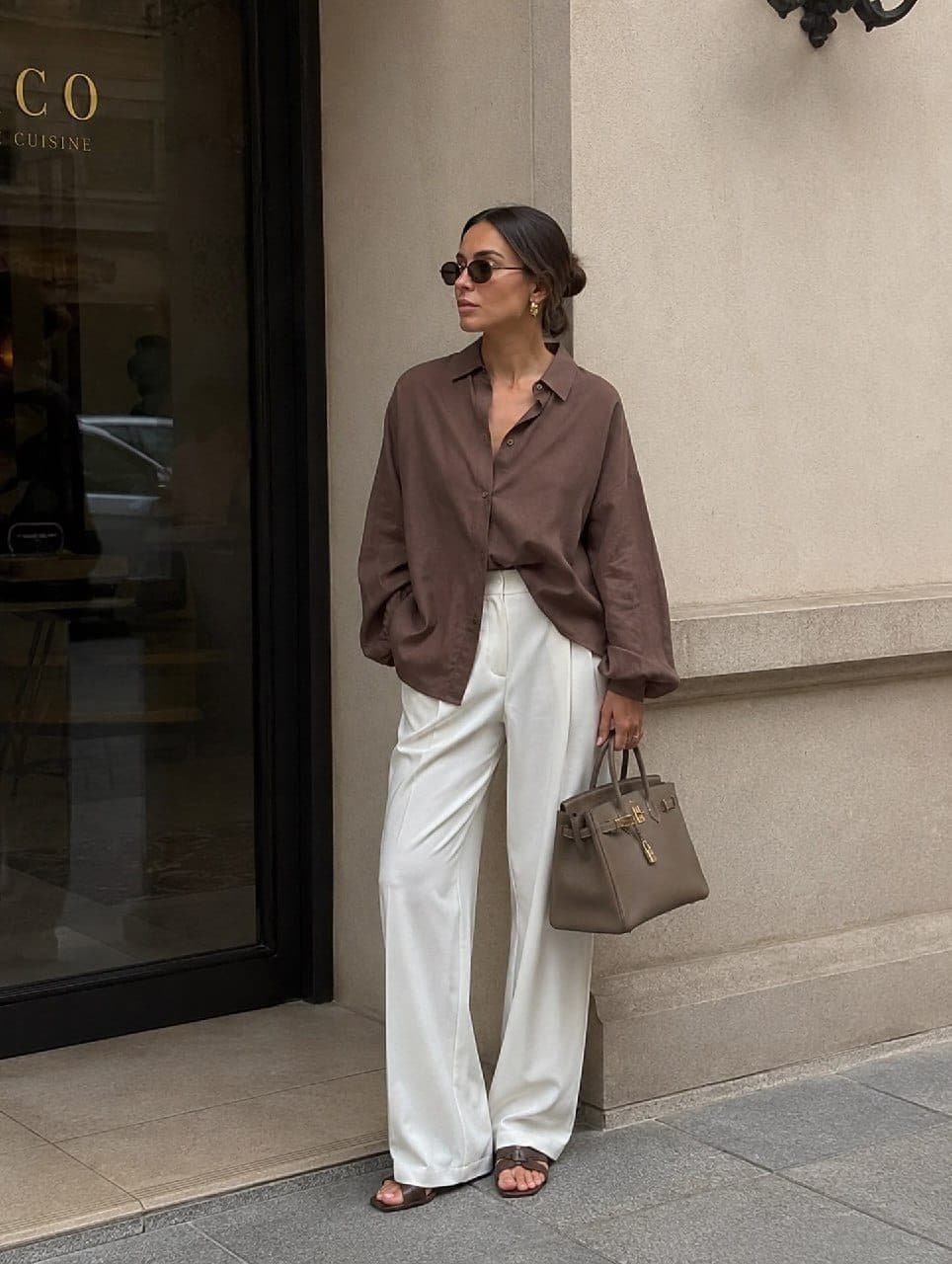 Mocha Linen Set