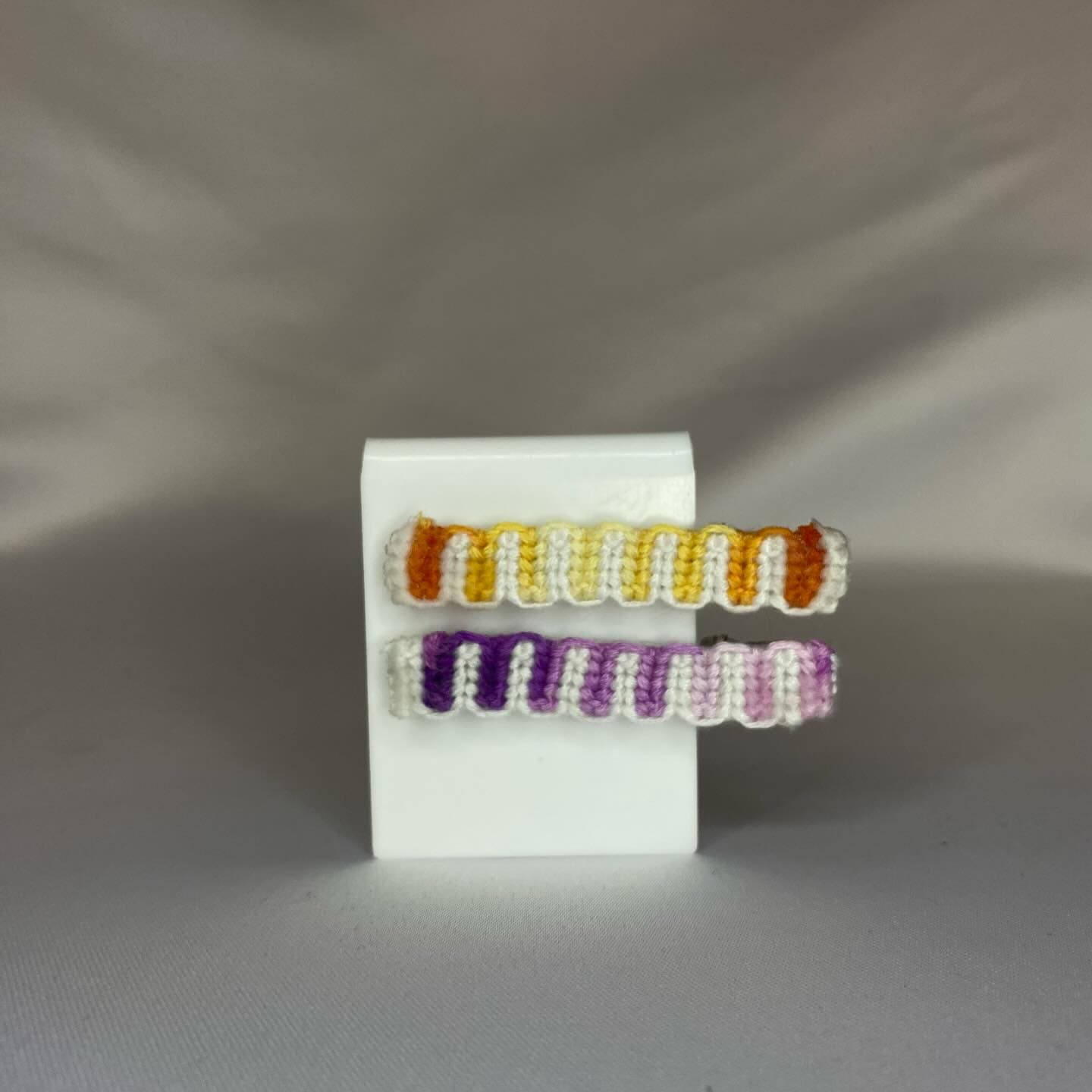 Sunset & Berry Wave Hair Clips
