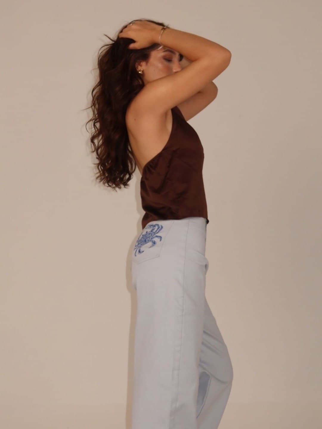PACIFICO High-Rise Wide Leg Jeans