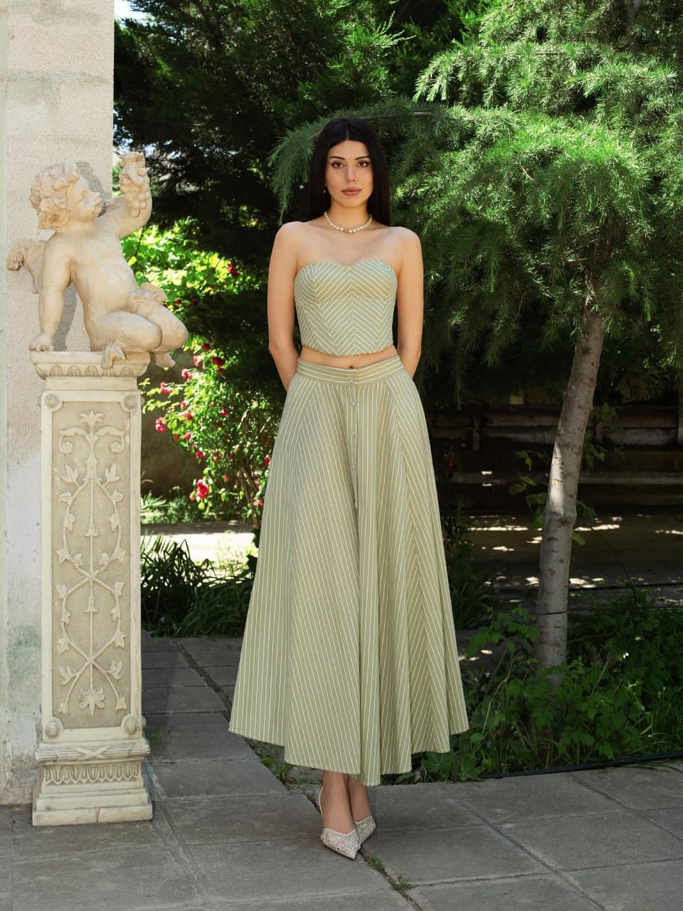 Olive Whisper Two-Piece
