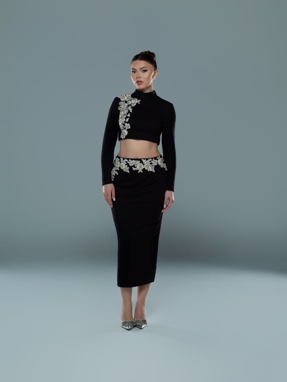 Midnight Crystal Two-Piece Set